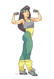 80s fitness girl