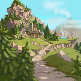 Домик в горах