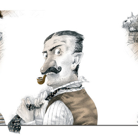 Иллюстрация к роману Я. Гашека "ПОхождения бравого солдата Швейка"