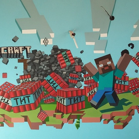 Роспись стены