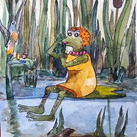 Иллюстрация к дюймовочке