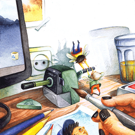 Помощницы в творческом процессе