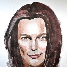 Портрет Стива Хьюитта барабанщика Placebo