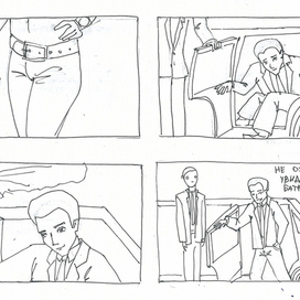 сториборд для comedy club