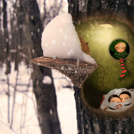 иллюстрация к сказкам Анны Никольской „Сиреневый лес“