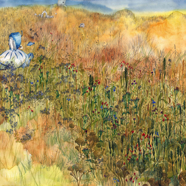 Существо в поле.