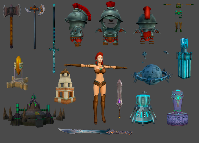 текстуирование для игры "Ted Story"