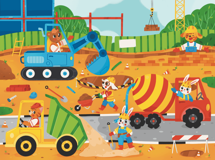 Пазл «На стройке»