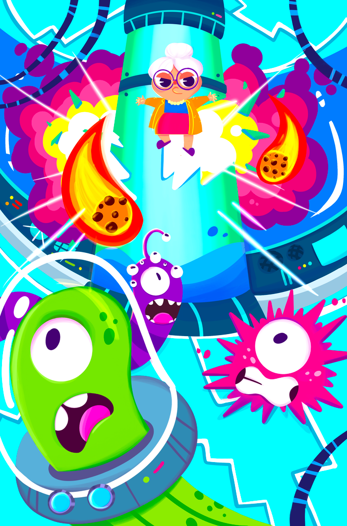 Старушка и борьба с НЛО 