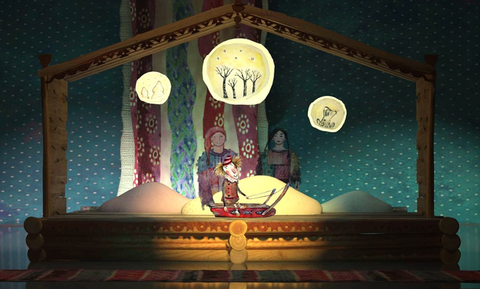 Сценография к спектаклю в театре кукол