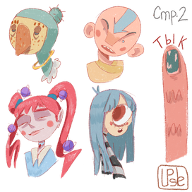 скетч стикеров