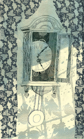 "Моя душа обожжена". Иллюстрации к сборнику стихов "Лента времени" Б. Шапиро-Тулина.