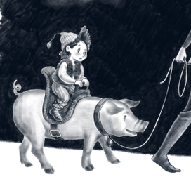 Ч/б иллюстрации