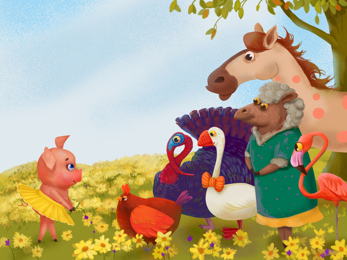 Для книги "Свинка-балеринка" Mila Mirason