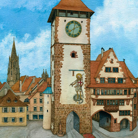 Фрайбург. Швабские ворота