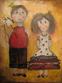 конь и горошина