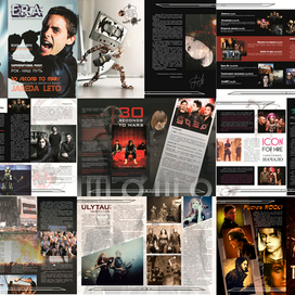 Разработка журнала о рок-музыке "Era"