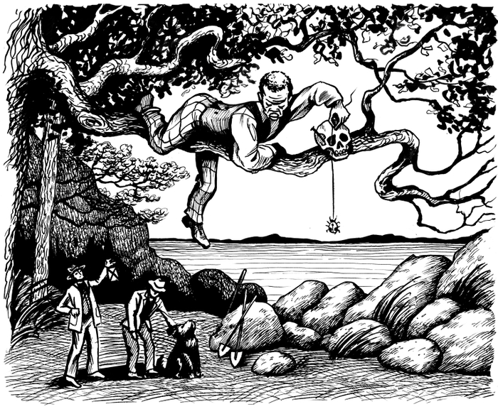  Эдгар Аллан По. Золотой жук . рис 4