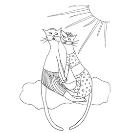 Влюбленные котики