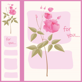 rose_for you_postcard