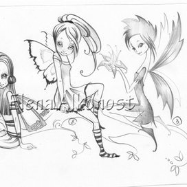 эскиз персонажа