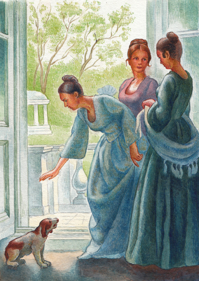 Иллюстрация к повести Тургенева Му-му