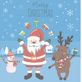 открытка новогодняя