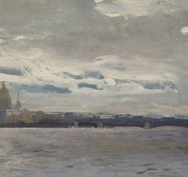  Этюд  " Нева"