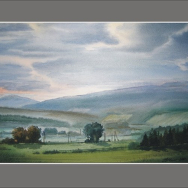 ,,Вид на горы Ирландии,,