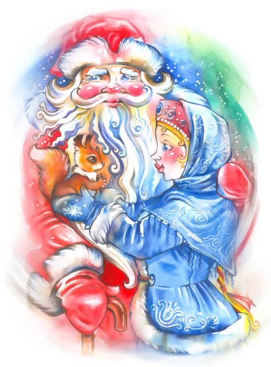 Дед Мороз и Снегурочка