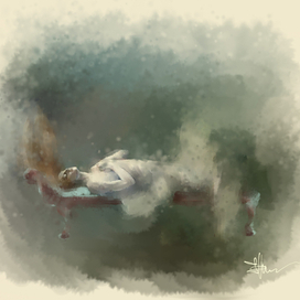 На дне озера