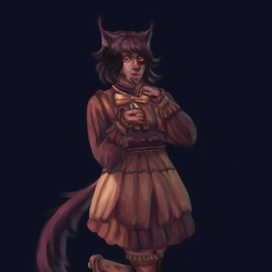 Концепт арт Неко тян