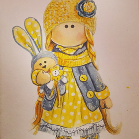 Кукла в жёлтом