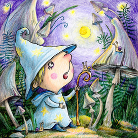 Маленький волшебник и лунные грибы