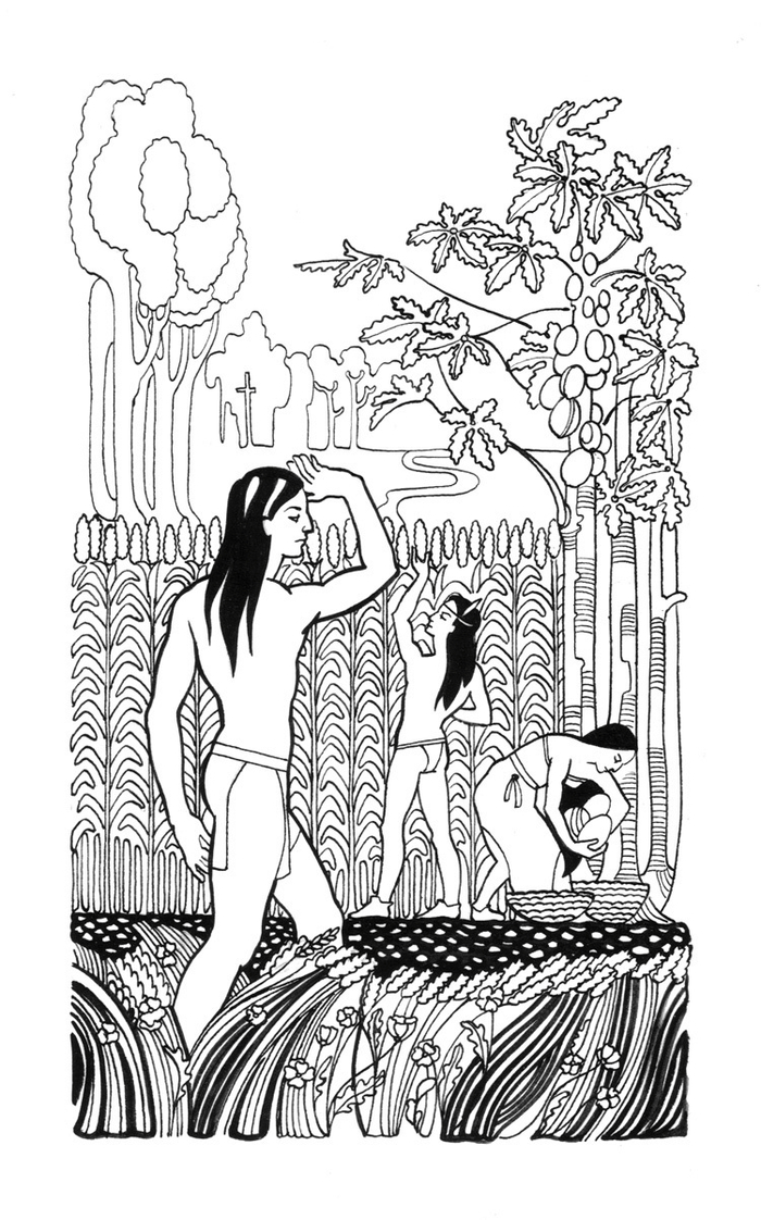 Иллюстрация к роману Франсуа-Рене де Шатобриана "Атала"