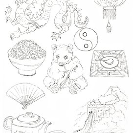 Китай символы страны