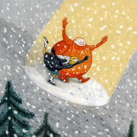 Иллюстрация к сказке Анны Никольской "Человек-Мандарин"