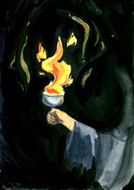 Иллюстрация к Книге Закона А.Кроули, 6