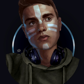 Стилизованный автопортрет 