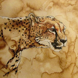 coffee and watercolor