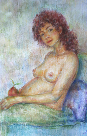 женщина с манго