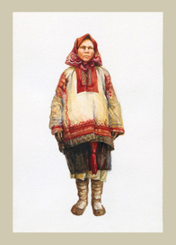 русский костюм