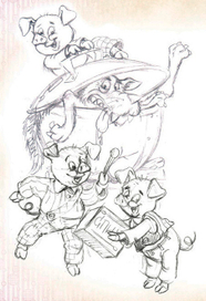 нам не страшен серый волк! (эскиз)