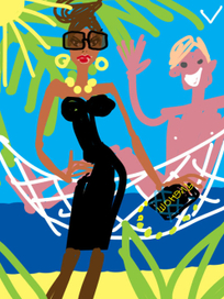 Иллюстрация в стиле Джейсона Бруксэ