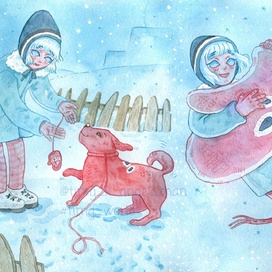 Красный щенок, помните? 