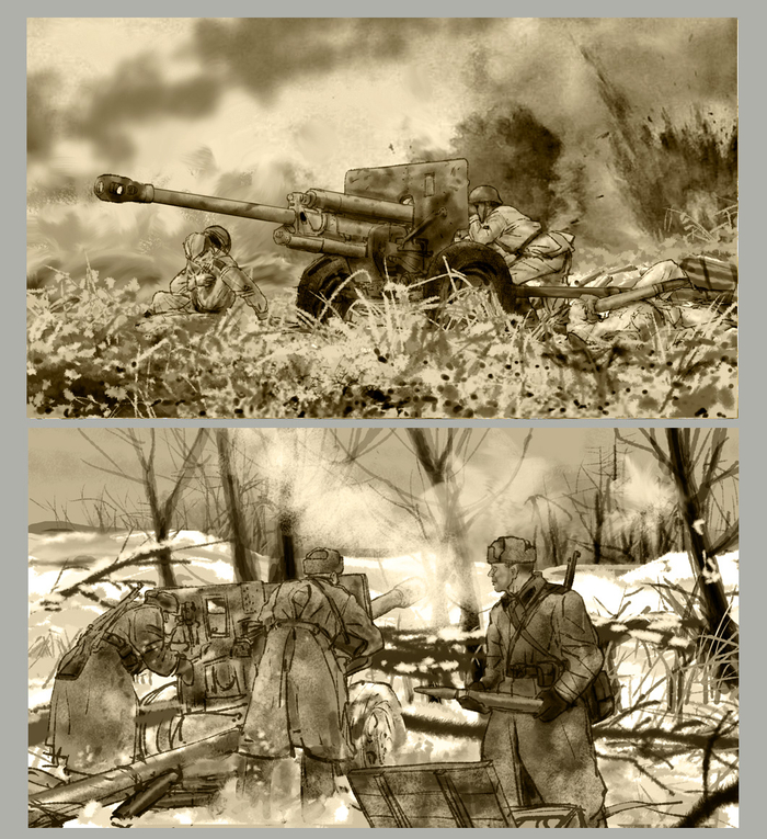 раскадровка для проекта TV, ЗИС-3