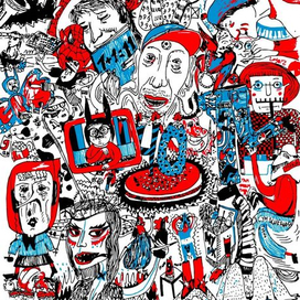 обложка для музыкального альбома POVALISHIN DIVISION