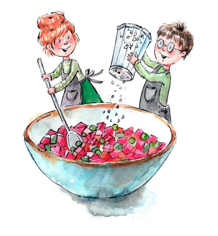 Гигантский винегрет