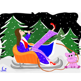 На встречу Новому году =)