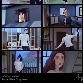 Раскадровка анимационного фильма